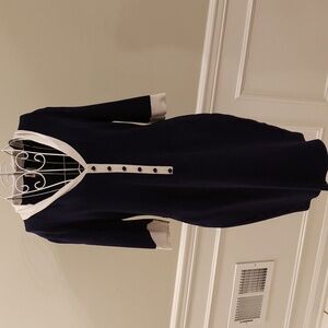 Anne Klein Shawl Collar 3/4 Sleeve Dress